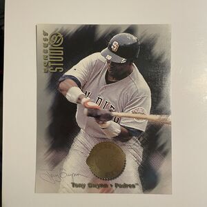 Tony Gwynn 1997 Donruss Studio Master Strokes 8x10 Canvas Card /5000 See Pics